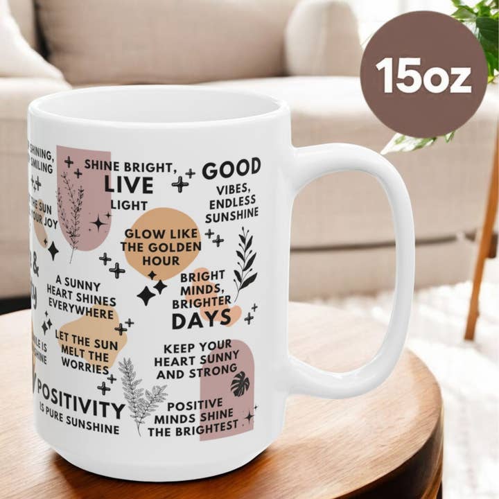 EMESLY - Wholesale Coffee Mug - Caring for Me First Mug - Motivational Coffee Cup for Women,5