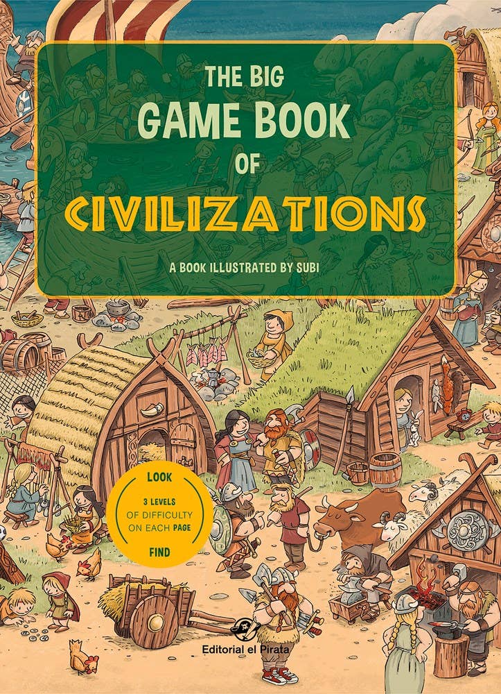 Independent Publishers Group - Wholesale Coloring & Activity Book - Kids & Baby - The Big Game Book of Civilizations0