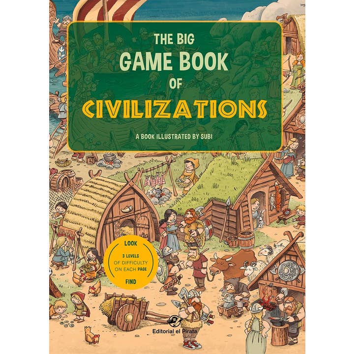Independent Publishers Group - Wholesale Coloring & Activity Book - Kids & Baby - The Big Game Book of Civilizations