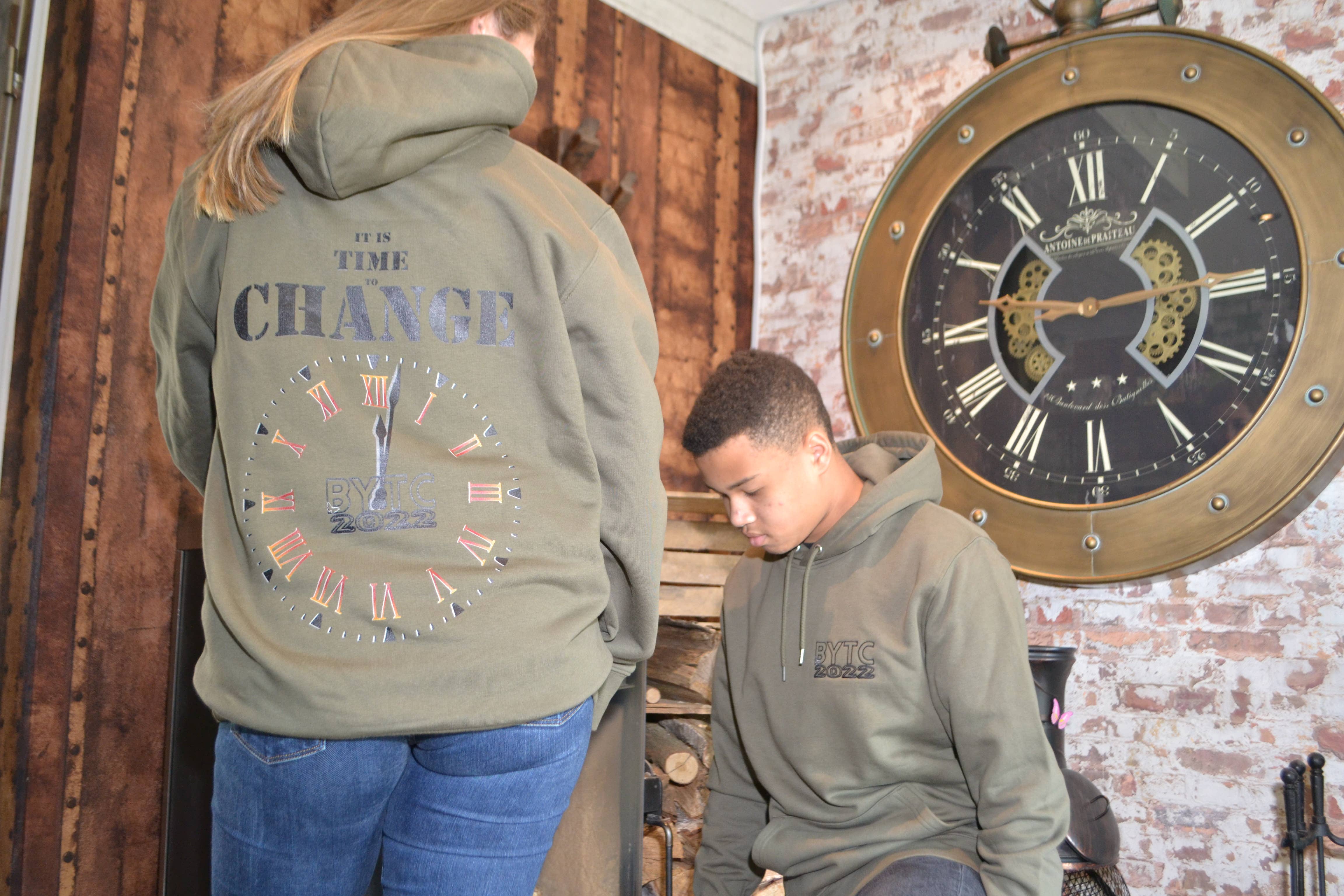 BYTC2022 - Wholesale Hoodie - Unisex - past twelfe clock, unisex hoodie khaki1