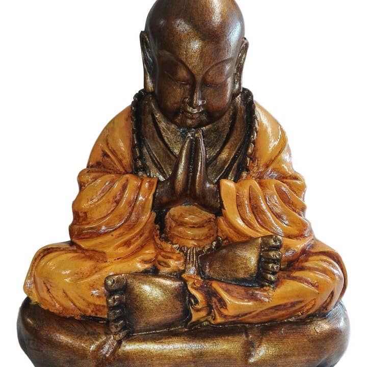 Statue Moine Shaolin Orange 22 cm
pour la vente par WLM