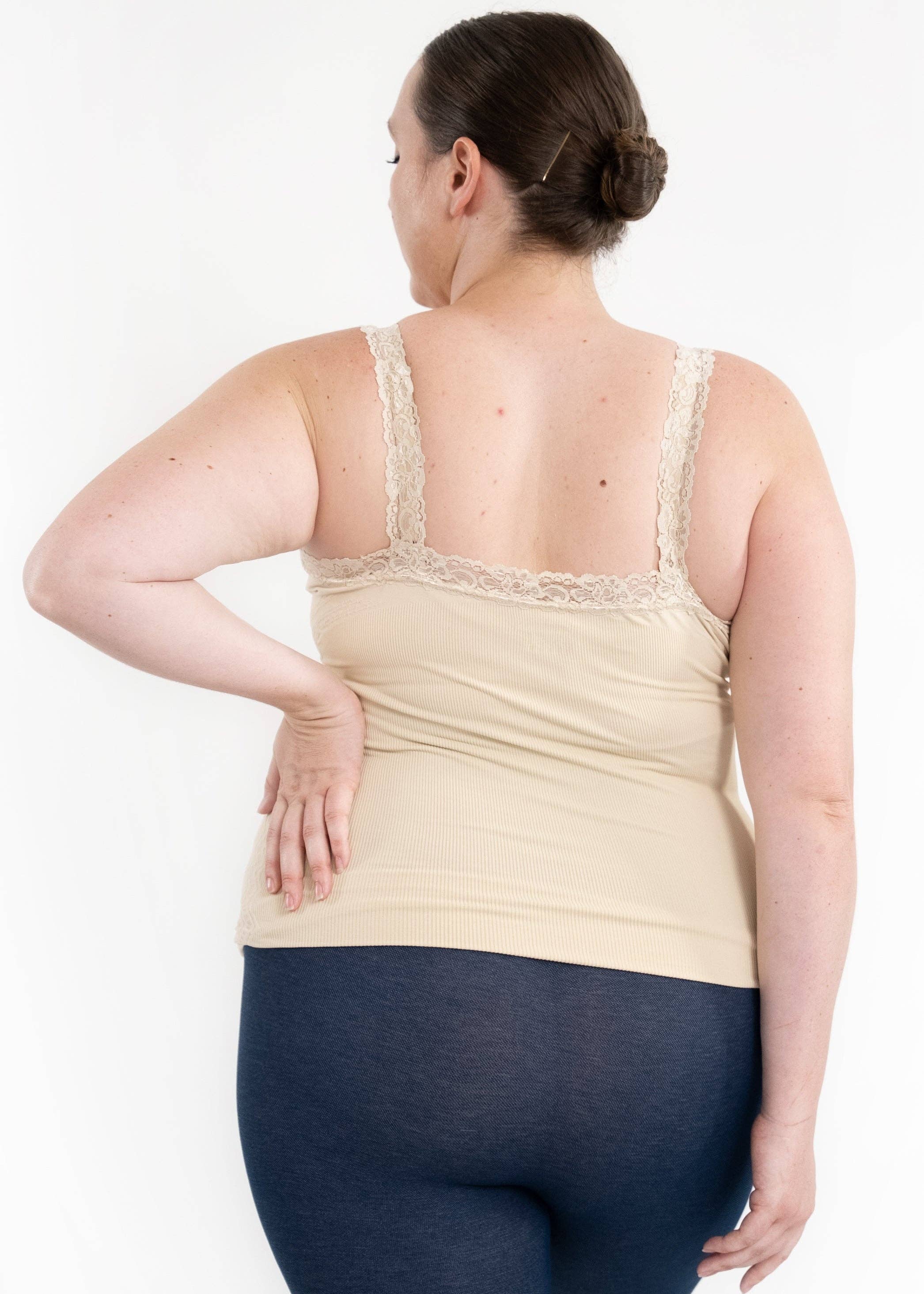 ELIETIAN – wholesale Camisole – Dam – Lace Cami - Curvy Fit21