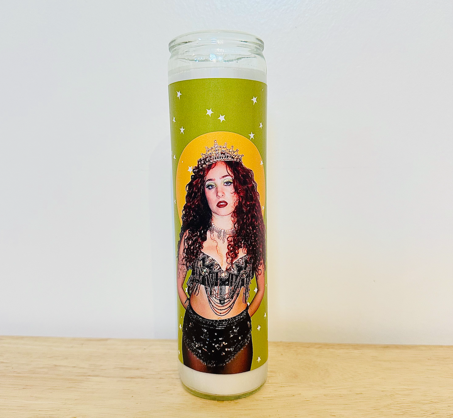 Flaming Feminist - Wholesale Votive Candle - Chappell Roan Prayer Candle0