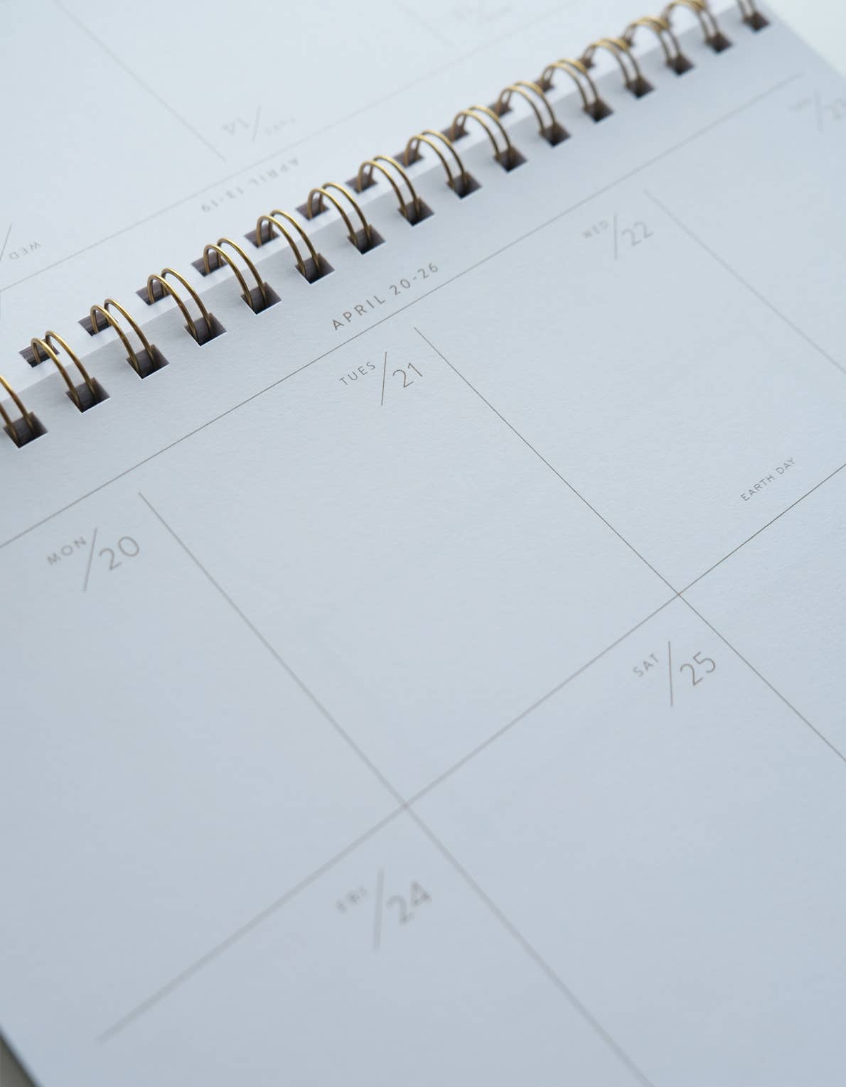 Idlewild Co. - Wholesale Planner - 2026 Desktop Planner, Block Print Stripe8