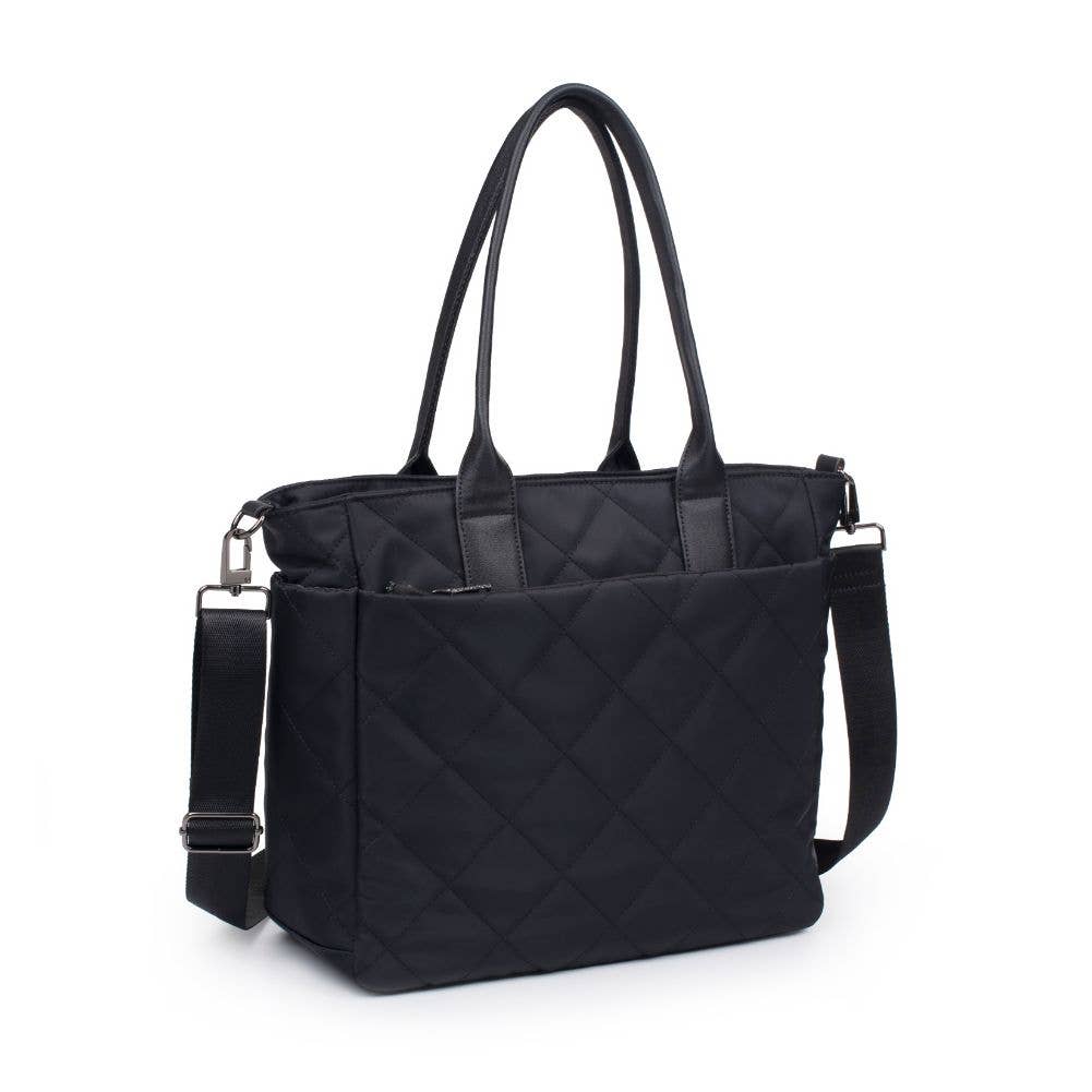 Sol and Selene - Venta al por mayor Bolsa de asa- Mujer - Bolso de nylon acolchado Motivator East West9