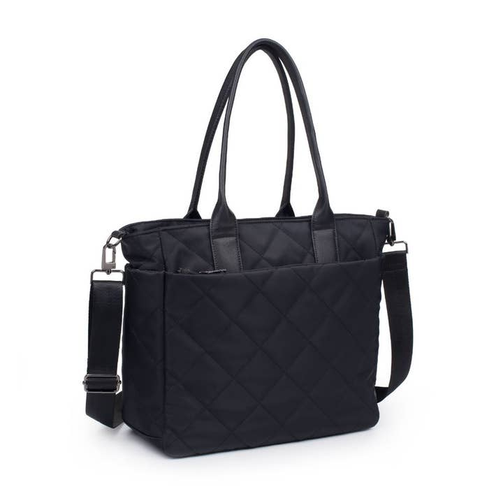 Sol and Selene - Venta al por mayor Bolsa de asa- Mujer - Bolso de nylon acolchado Motivator East West9