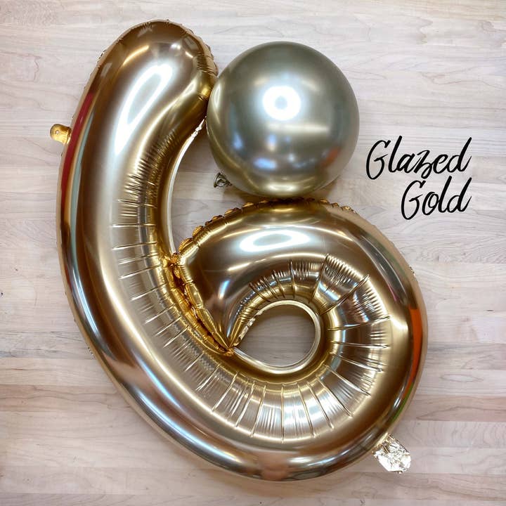 Ellie's Party Supply - Wholesale Balloon - Gold Number Balloon – 32” | Retail-Ready (Case of 3)13