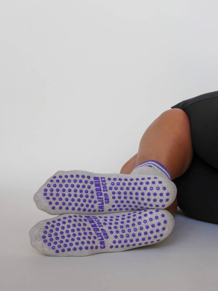 California Grip Socks - Wholesale Socks - Women's - The Yin Yang Shortie Grip Socks4