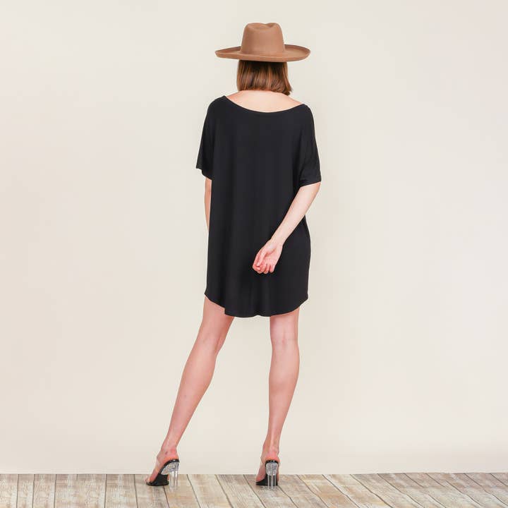 ROLYPOLY - Wholesale Dress - Women's - Loose T Shirts Home Short Shirt Mini Dresses Tunic