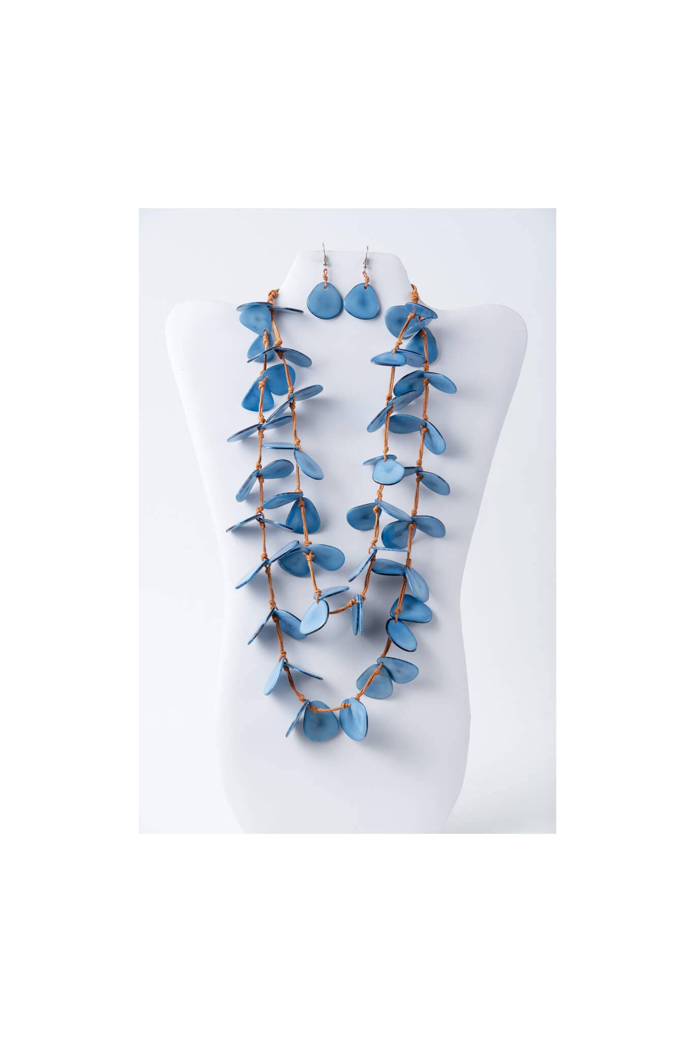 TaguArtsy – wholesale Smycken – Nola kronblad lång Tagua halsbandsuppsättning19