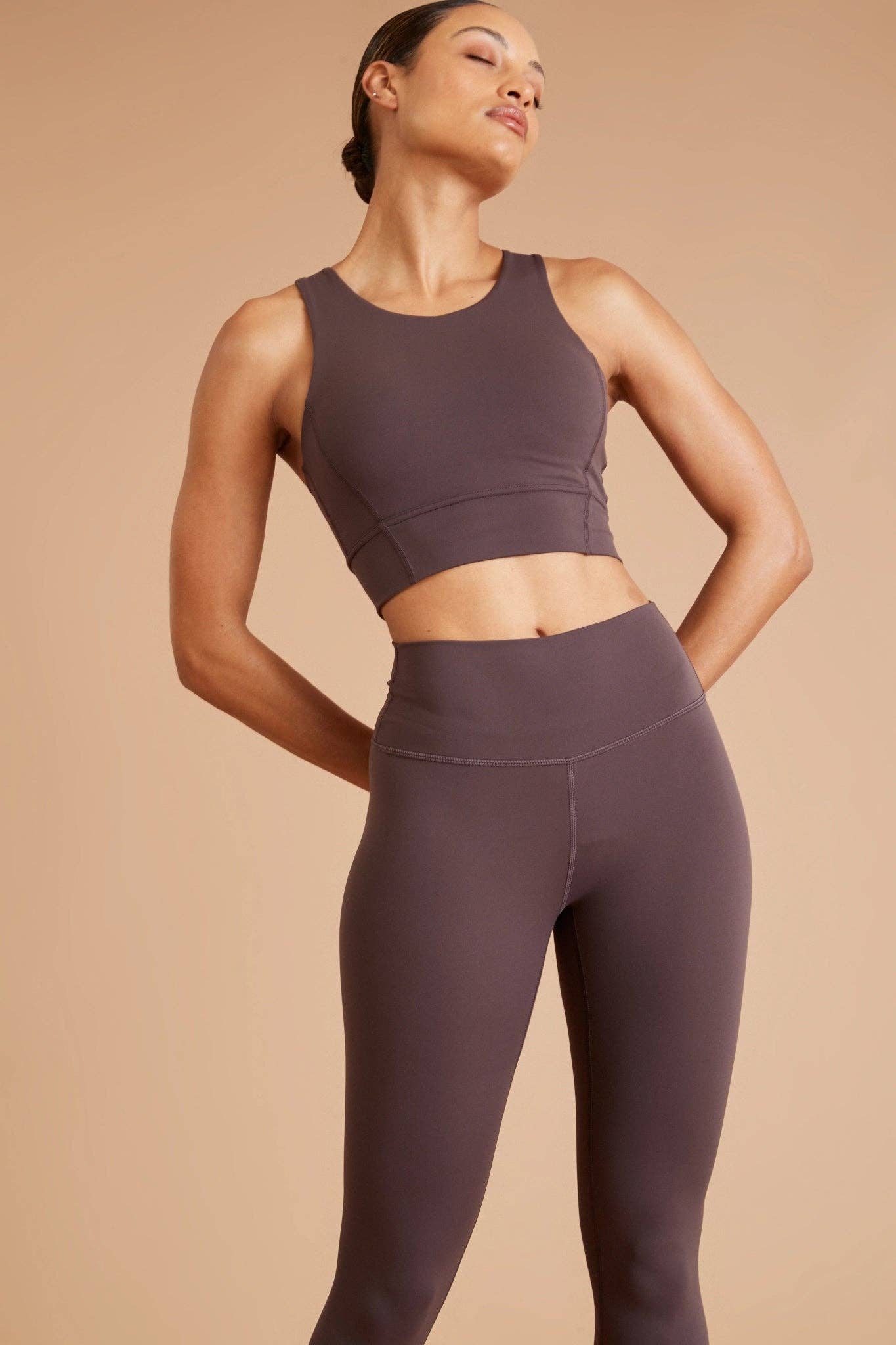 Espresso Soutien-gorge Madison Longline (Espresso) en vente sur Faire4