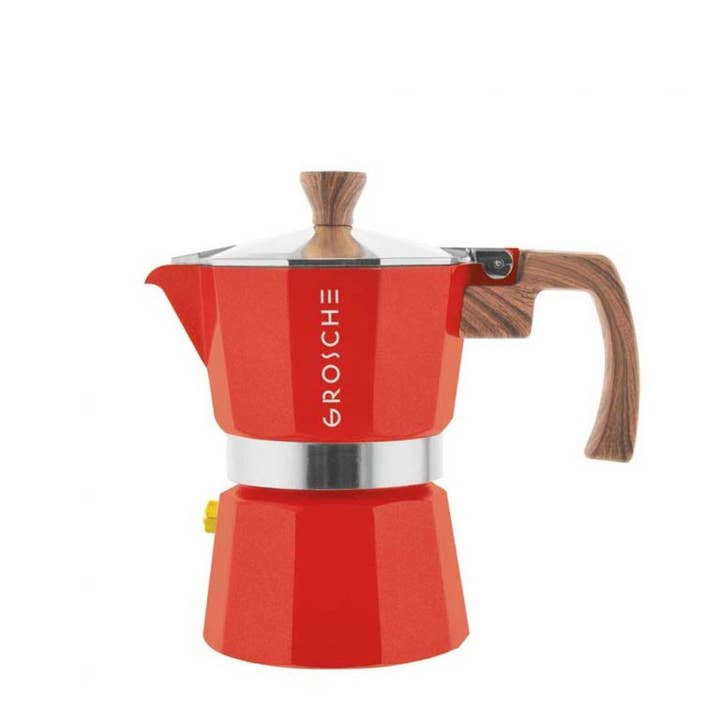 GROSCHE International - Vente Machine à expresso - Machine à expresso pour cuisinière GROSCHE MILANO - Rouge