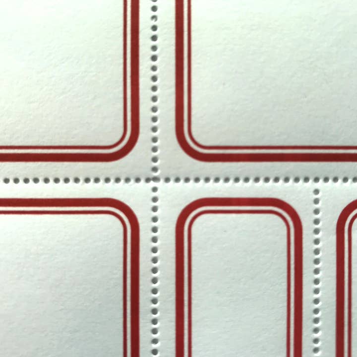 The Portland Stamp Company - Wholesale Gift Tag Label - Blank Labels — Classic, Red9