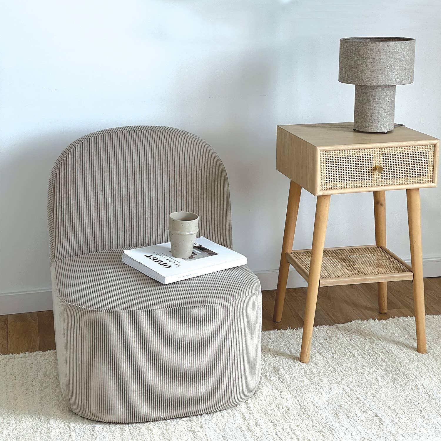 Unbleached Ecru Project Rug 140x200cm for wholesale on Faire2