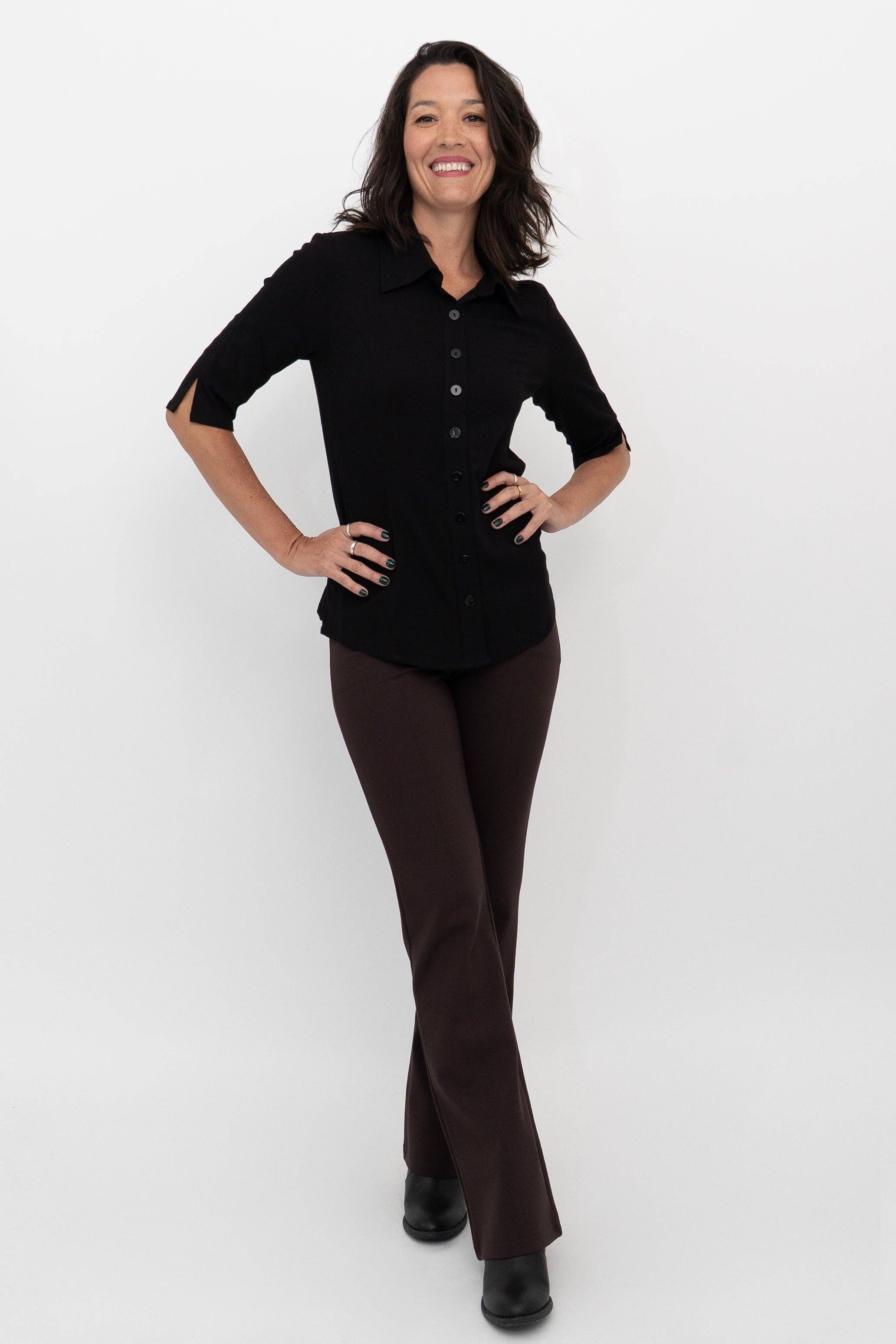 Blue Sky Clothing Co LLC - Wholesale Pants - Women's - Daya Pant, Coffee, Modal1