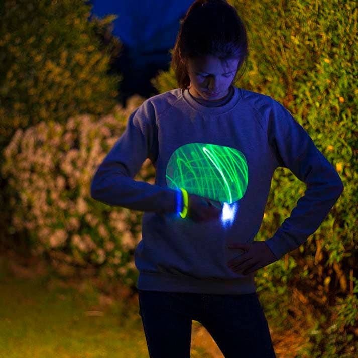 Speech Bubble - Glow in the Dark Sweatshirt for wholesale by Little Mashers