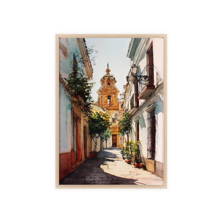Premium Travel Art - Wholesale Art Print - Cordoba Spain Watercolor Art Cordoba Travel Print Cordoba Spain Artwork Spain Decor Andalusia Wall Art6