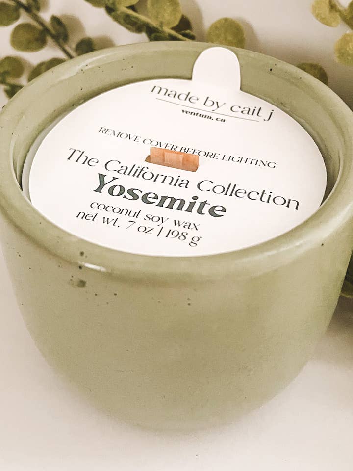 Yosemite Candle for wholesale by Made by Cait J