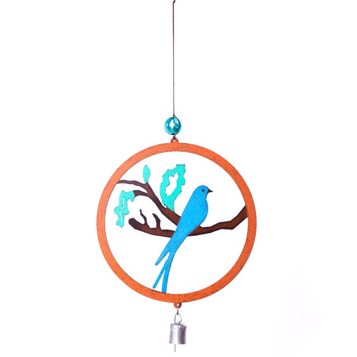 Whimsies - Vendita all'ingrosso Decorazione mobile - Singolo Bird Circle Mobile giardino riciclo