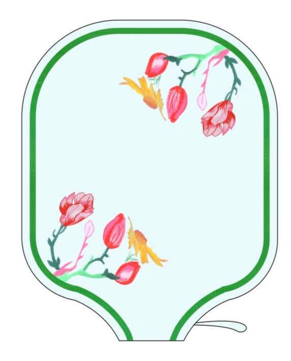 la point - Wholesale Sporting Accessories - la point + Fanm Mon sea glass pickleball paddle and cover2