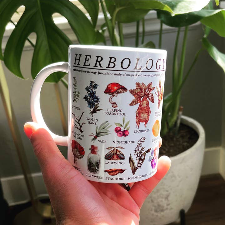 The Herbology Mug for wholesale by The Primal Vinyl Shop