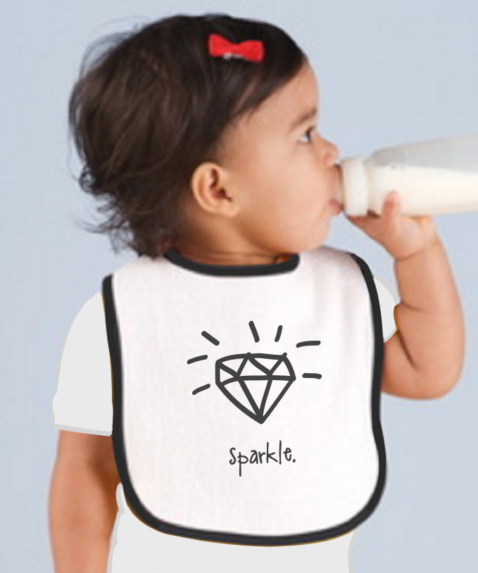 REMOVED BRAND - Wholesale Bib - Baby - Sparkle Baby Bib1