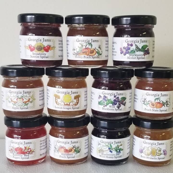 Georgia Jams - Wholesale Jam/Jelly - Assortment of minis for cash wrap/register - impulse buy1