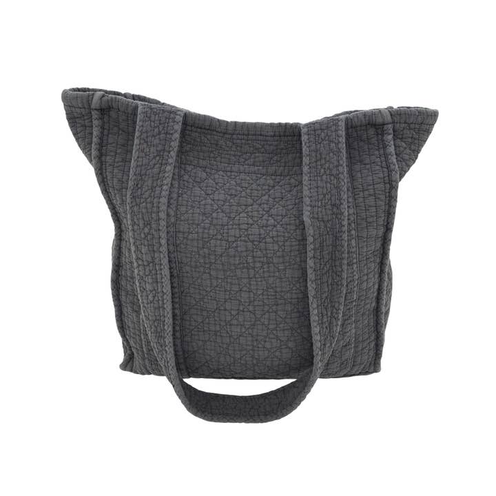 Saro Lifestyle - Wholesale Tote Bag - Women's - Soft Cotton Quilted Tote Bag4