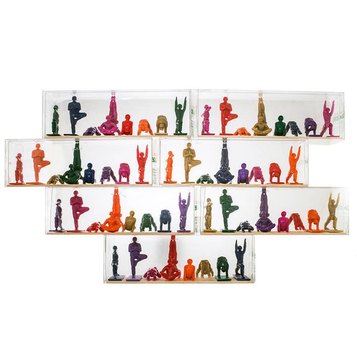 Humango - Wholesale Figurine Toy - Kids - Rainbow Yoga Joes