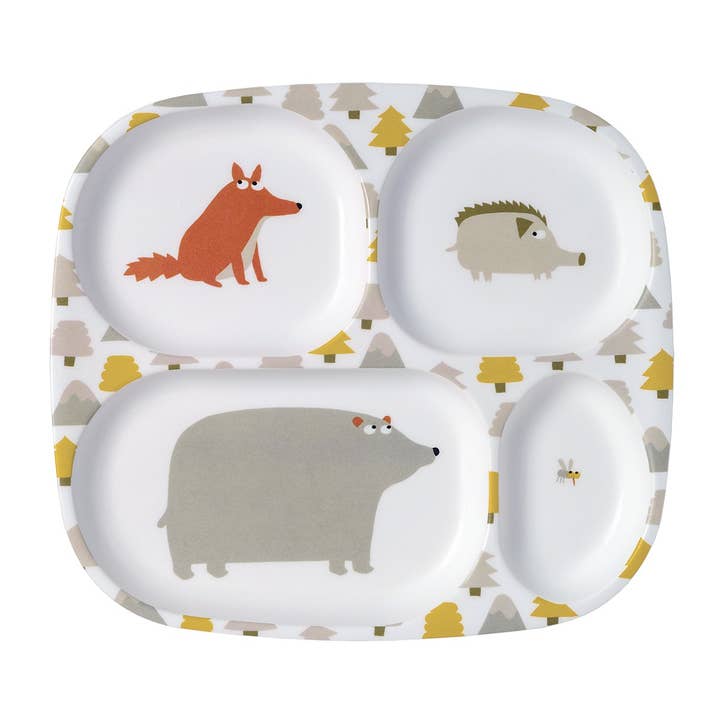 AA935R ADVENTURE 4-COMPARTMENT TRAY for wholesale by Petit Jour Paris