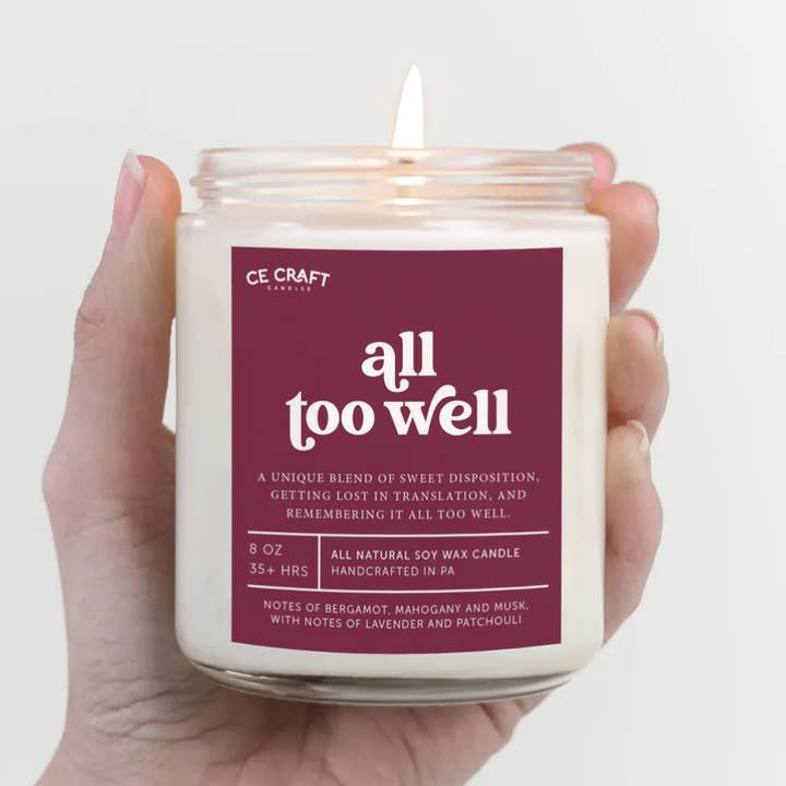 Al te goed geurkaars voor wholesale door CE Craft Co