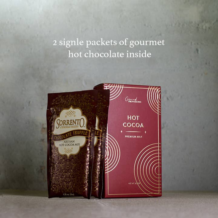 Grand Provisions - Wholesale Hot Cocoa Mix/Kit - Holiday Hot Chocolate - Creamy Milk (2.5 oz)