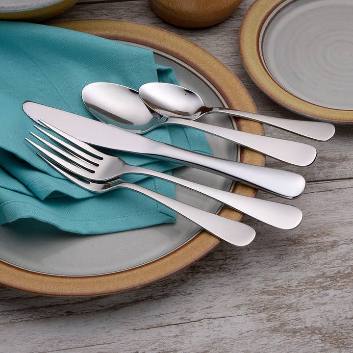 Annapolis Flatware 5 Piece Place Setting Made in USA for wholesale by Liberty Tabletop