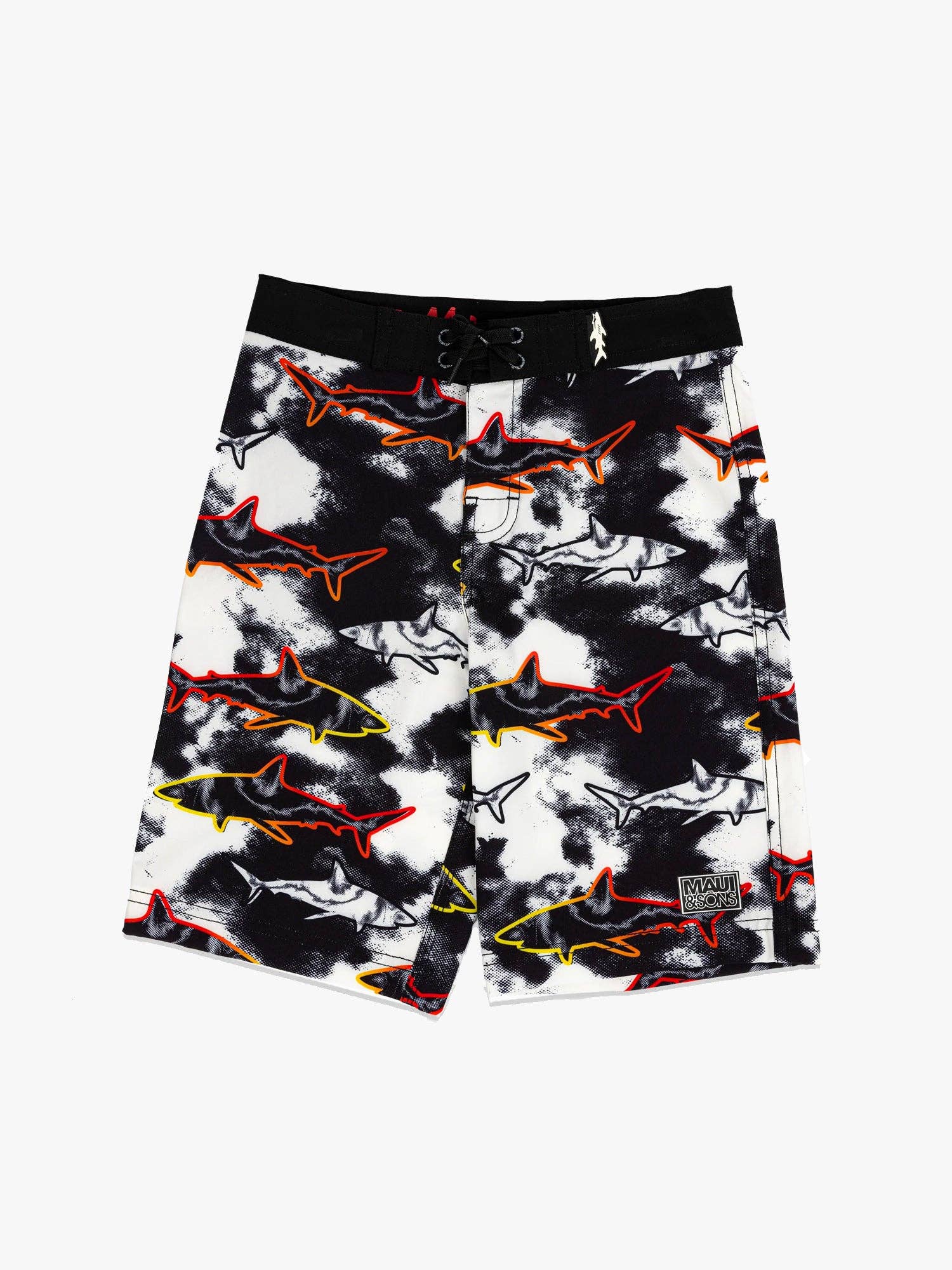 Boys Line Up Boardshorts in Black for wholesale on Faire