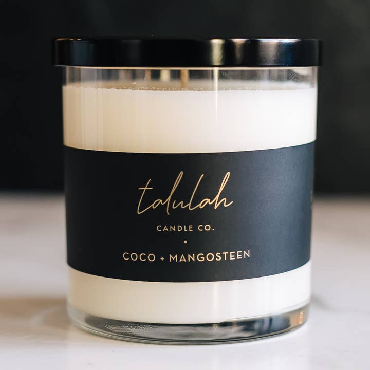 Coco + Mangosteen Candle 9 oz. for wholesale by Talulah Candle Co