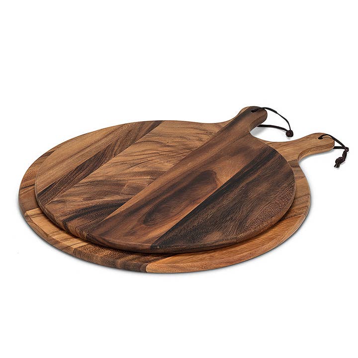 Abbott - Wholesale Cutting Board - Lg Round Paddle Board-16x20"L-3923