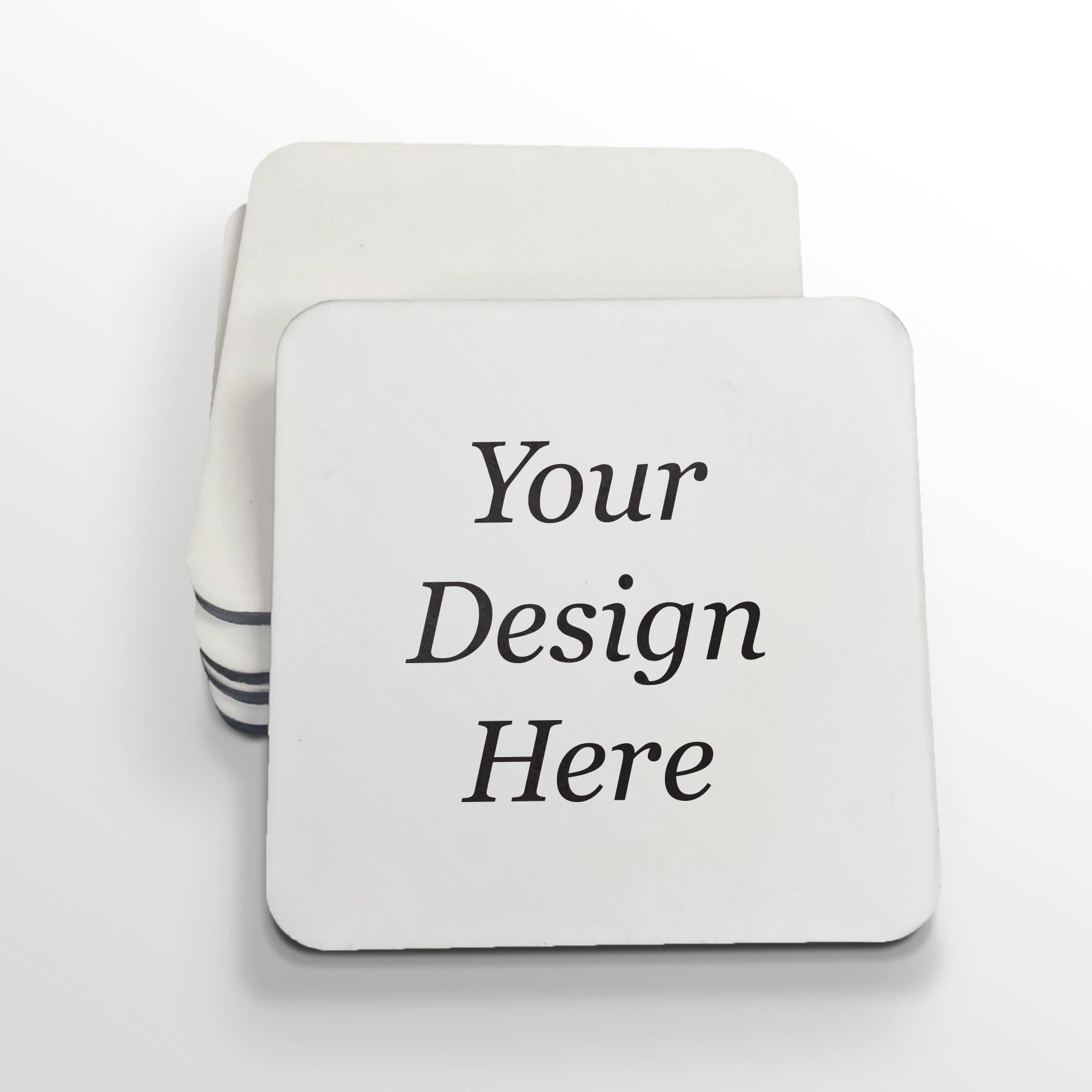 9th Letter Press - Wholesale Coasters - Hardboard Square Custom Photo Coaster0