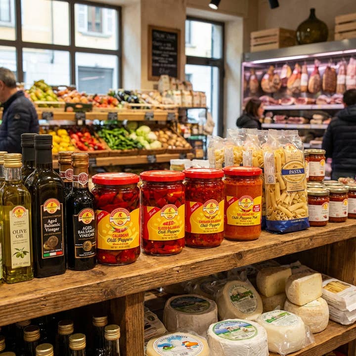 Wholesale Italian Food - Wholesale Pepper/Peppercorns - TuttoCalabria Whole Calabrian Hot Chili Peppers, 10 oz6