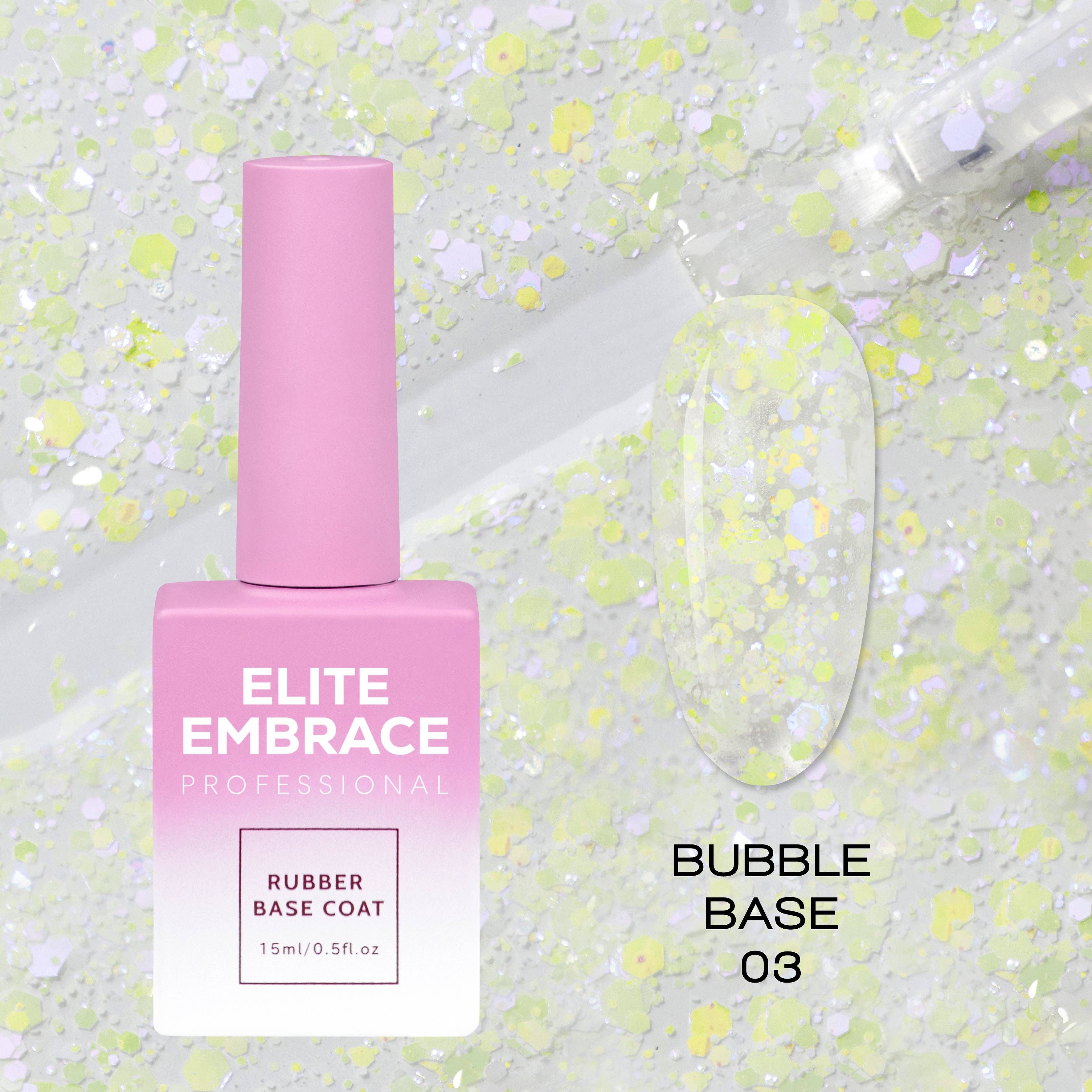 VIAI Beauty - Wholesale Nail Polish - ELITE EMBRACE Professional Bubble Base 03 15ml EBB03150