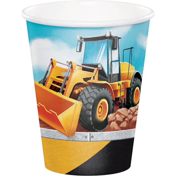 Bulk Big Dig Construction Paper Cups (96 per Case) for wholesale by Bulk Party Decor
