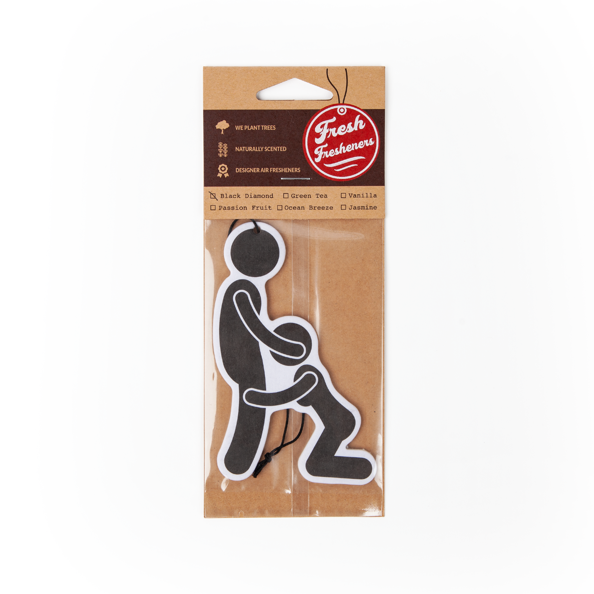 Fresh Fresheners - Vente Désodorisant pour voiture – unisexe - Désodorisant humoristique pour adultes 2 désodorisants paquet de 121