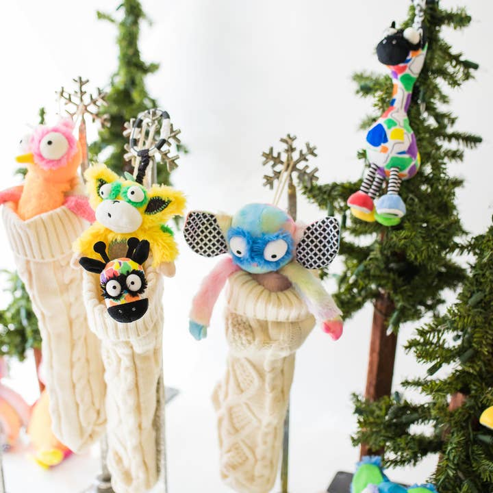 Inklings Baby – wholesale Fyllda/plyschleksaker - Barn och baby – Regnbåge Wobby Mjuk Plyschleksak & Baby Brädbok Presentset10