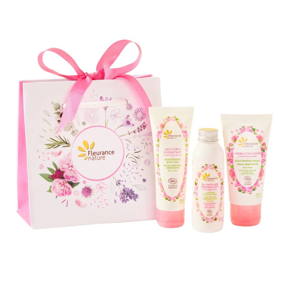 Fleurance Nature - Wholesale Gift Box - Pink hydration trio bag1