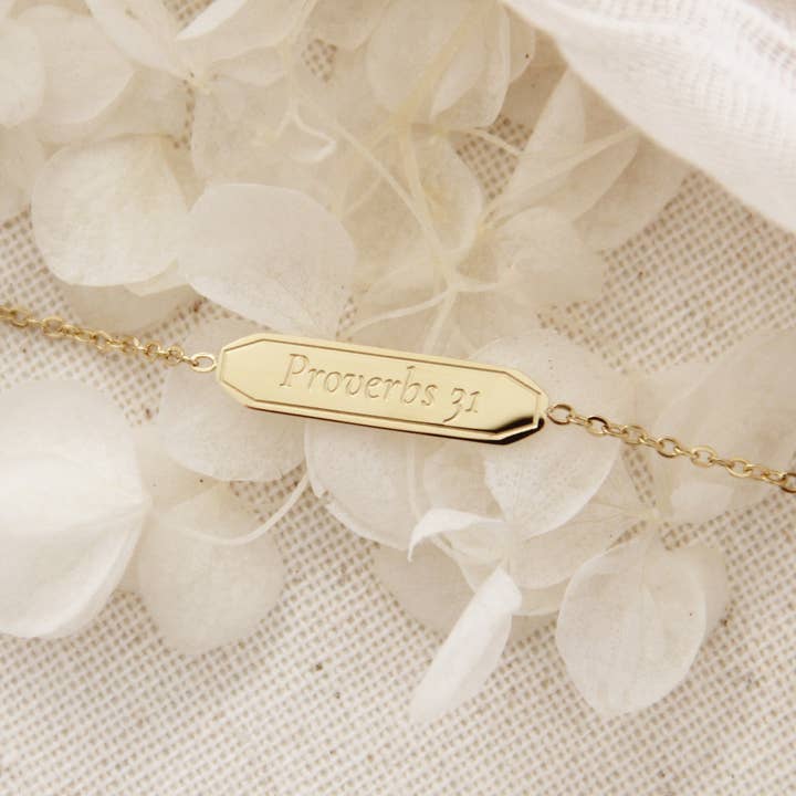 LoveStory Collection - Wholesale Charm/Dangle Bracelet - More Precious Than Jewels Proverbs 31 Bracelet