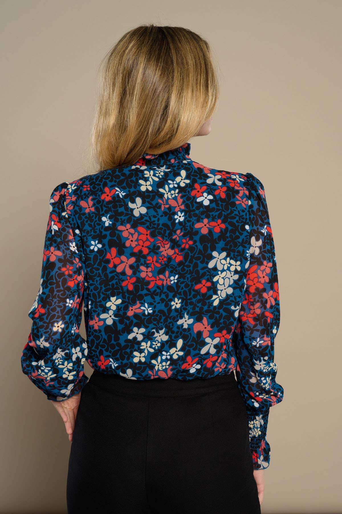 Blue ROSELLA TOP for wholesale on Faire4