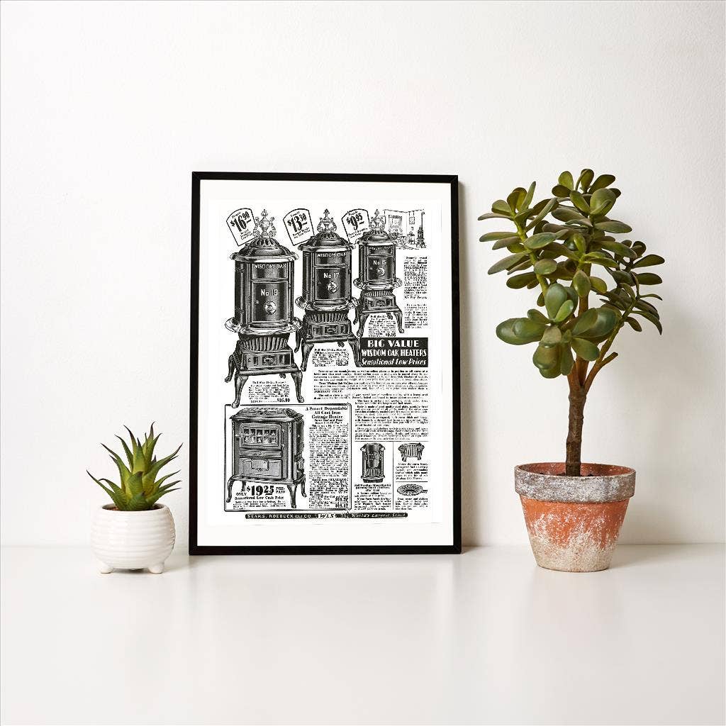 Found Image Press - Wholesale Art Print - Art Print AC-430 Wood-Burning Stoves1