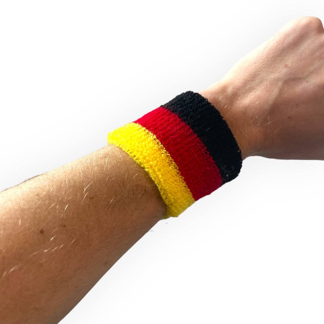 Kinky Pleasure - Wholesale Wristband - Timmy Toys - 00/0766 - German Flag Sweatbands - 1 Piece1