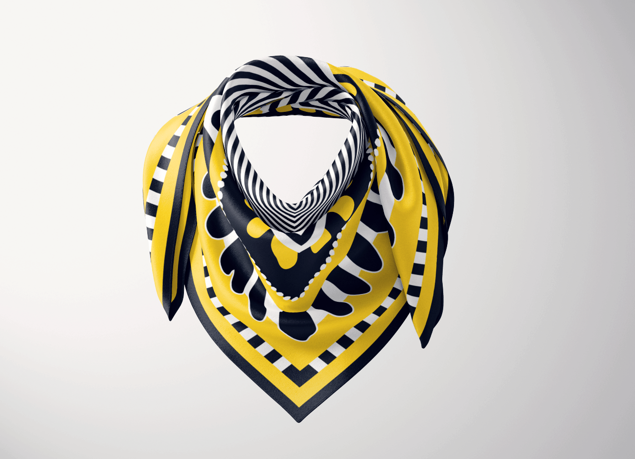 CB Grey - Wholesale Pocket Square - Men's - The Taylor Game Day Midi1