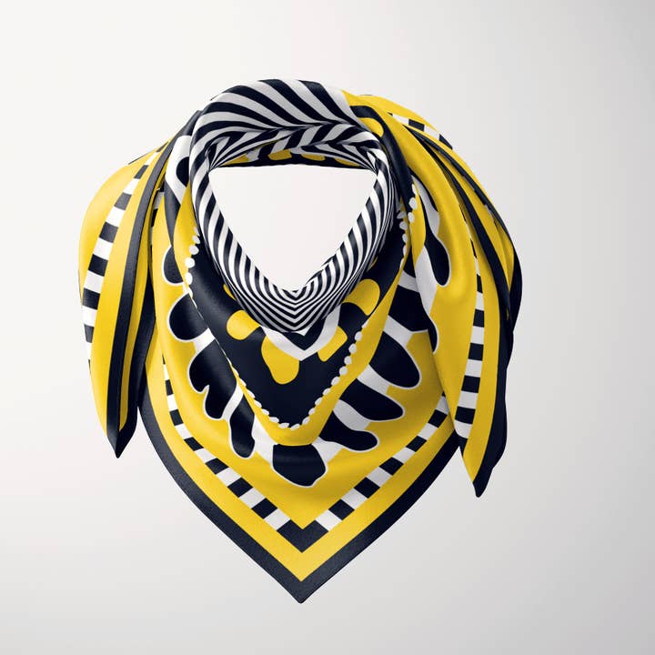 CB Grey - Wholesale Pocket Square - Men's - The Taylor Game Day Midi1