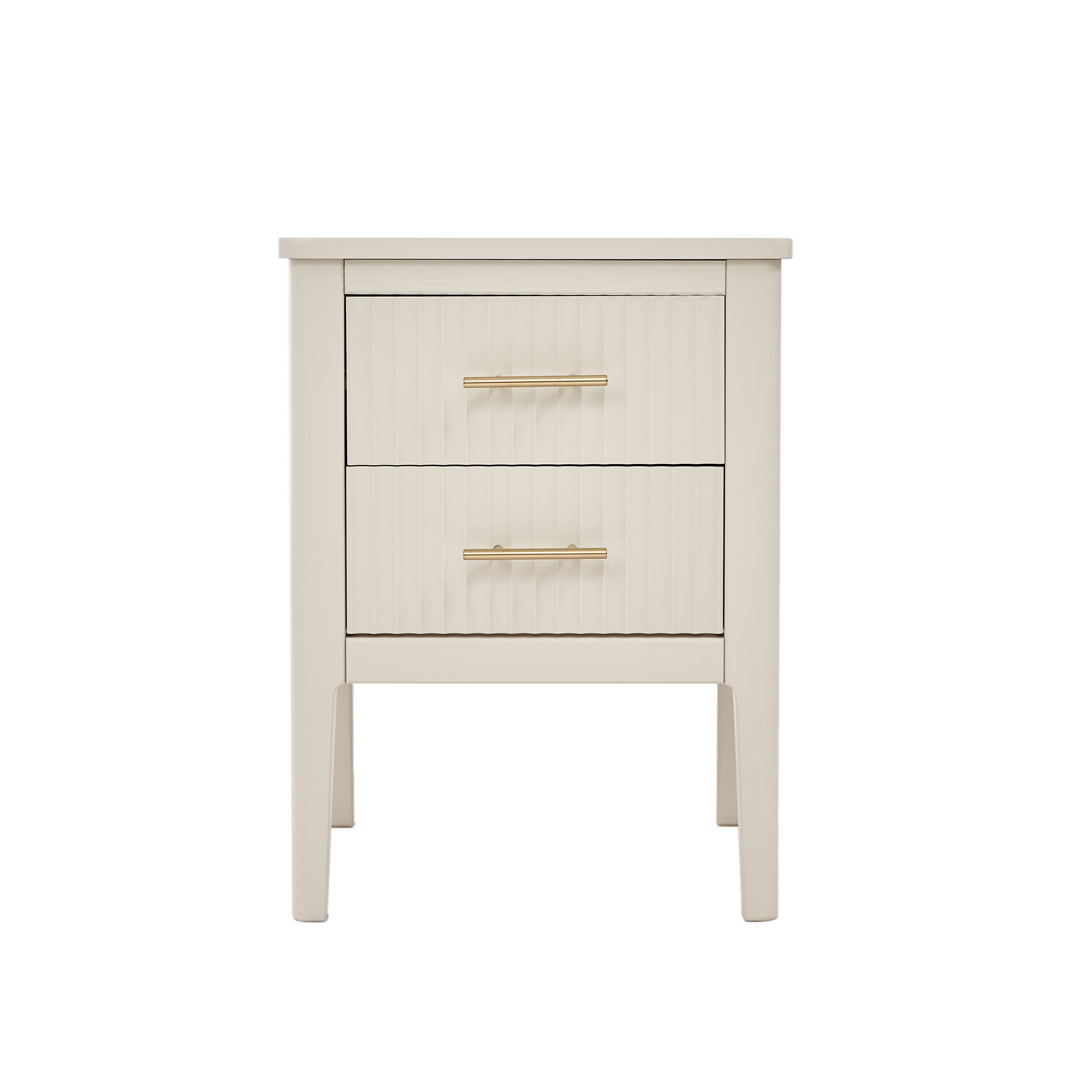 Greener Valley Trading - Vente Tables d'appoint - Table de chevet 2 tiroirs Arise-Sun - Série B - NB1017